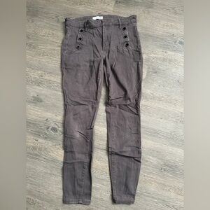 Loft Sailor Sateen Leggings in Curvy Fit Size 26 Grey